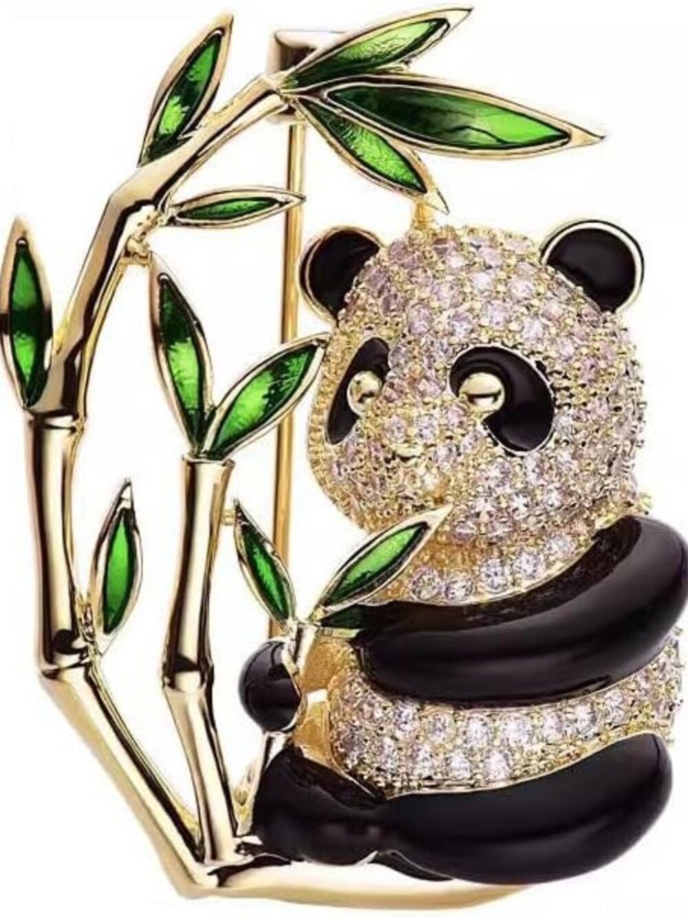 Elegant Insect & Bird Brooches with Pearl & Rhinestone - 18k Gold-Plated Lapel